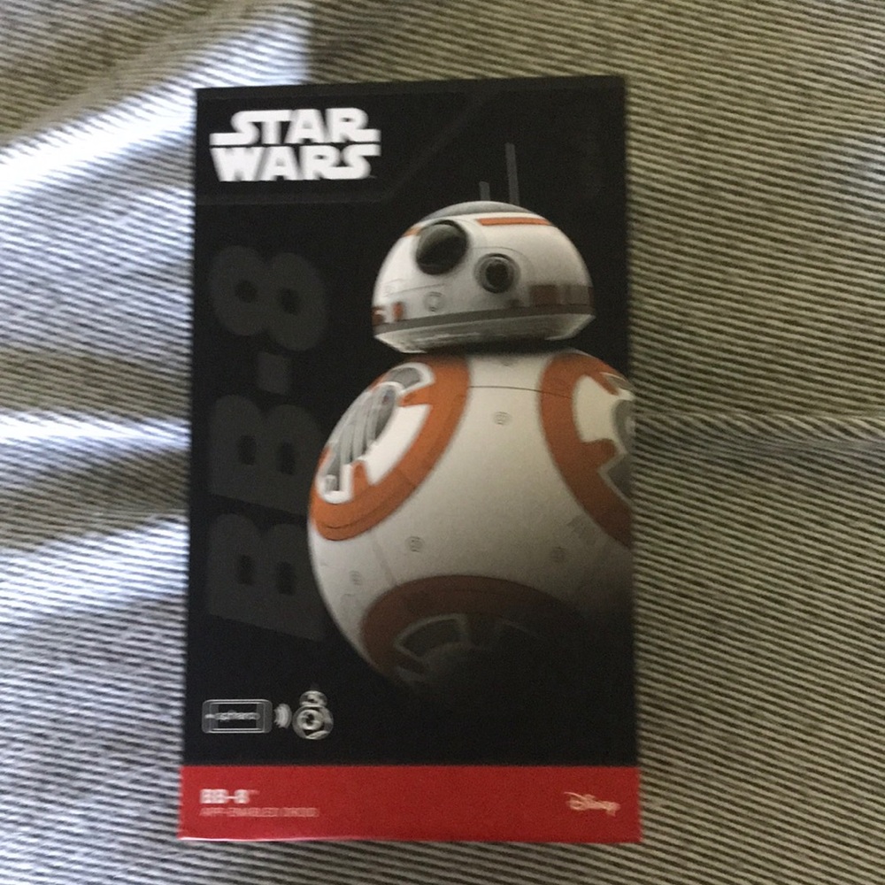 BB-8 App enabled droid Star Wars toy.